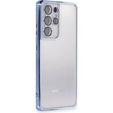 Starseven Galaxy S21 Kılıf Lensli Silikon - Açık