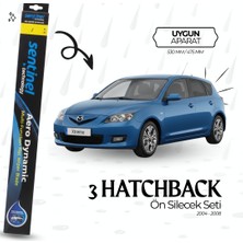 Mazda 3 Hatchback Silecek Seti Sentinel 530MM-475MM