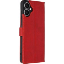 Starseven Galaxy A07 4g S Kapaklı Kılıf - Kırmızı