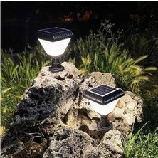 Cata Güneş Enerjili Set Üstü Bahçe Armatürü Solar Duvar Armatürü Çim Üstü Solar Armatür Set Üstü Aplik
