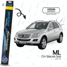 Mercedes ml Silecek Seti Sentinel 700MM-530MM