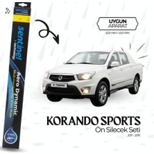 Ssangyong Korando Silecek Seti Sentinel 600MM-400MM