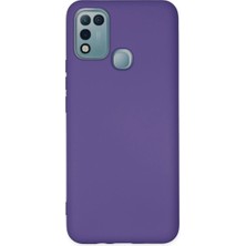 Starseven Infinix Hot 10 Play Kılıf Nano Içi Kadife Silikon - Mor