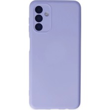 Starseven Galaxy A04S Kılıf Nano Içi Kadife Silikon - Lila