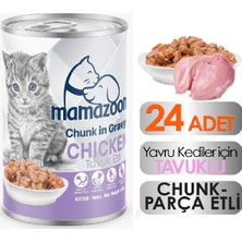 Mamazoone Tavuk Etli Yavru Kedi Maması 24 Adet