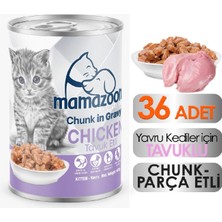 Mamazoone Tavuk Etli Yavru Kedi Maması 36 Adet