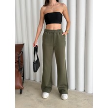 Betnur Kadın Üç Iplik Kalın Şardonlu Palazzo Eşofman