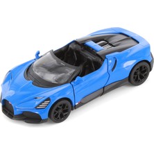 Kinsmart Bugatti Mistral Çek Bırak Metal Lisanslı Araç Mavi