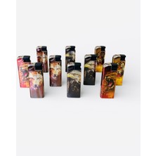 Mgm Metal Rüzgar Turbo Jet Çakmak 10 Adet