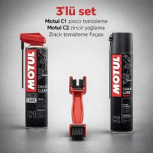 Motul Zincir Temizleme ve Yağlama Seti C1+C2+Fırça