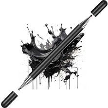 Sneezy Lenovo Tab M10 Ile Uyumlu Çift Uçlu Hassas Dokunmatik Stylus Kalem Gecikmesiz Çoklu Uyum