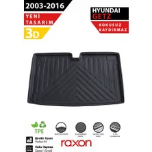 Raxon Hyundai Getz 2003-2016 Bagaj Havuzu – 3D Özel Kalıp | Su Geçirmez, Kaymaz
