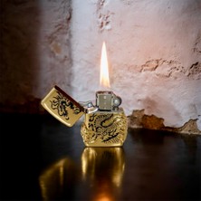 MRY Zippo Tarzı Benzinli Çakmak Ejderha