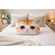 Miruza Ev Tekstil 3D Hayvan Desenli Dolgulu Yastık 65X75 Hediyelik 1 Adet