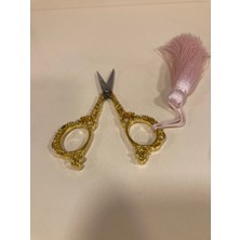 Plus Home Nişan ve Söz Makası Desenli Renk Altın