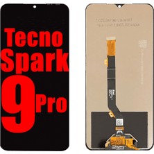 Genos Tecno Spark 9 Pro LCD Ekran Dokunmatik Siyah Çıtasız Orjinal
