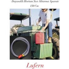 Lufern Dayanıklı Hortumlu Sıvı Aktarma Aparatı 150 cm Benzin Mazot Su Yağ Yakıt Akvaryum Jeneratör