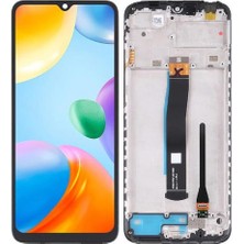 Genos Xiaomi Redmi 10C ile Uyumlu LCD Ekran Dokunmatik Çıtalı
