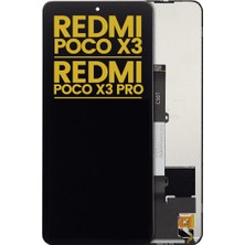 Genos Xiaomi Poco X3 LCD Ekran Dokunmatik Siyah Çıtasız Orijinal