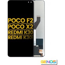 Genos Xiaomi Poco X2 LCD Ekran Dokunmatik Siyah Çıtasız Orjinal
