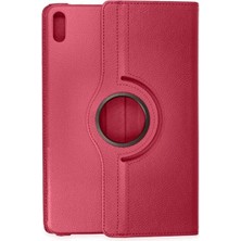 Huawei Matepad Se 11 Uyumlu Kılıf 360 Tablet Deri Kılıf - Pembe -