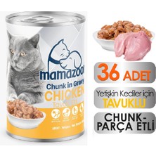 Mamazoone Tavuk Etli Yetişkin Kedi Maması 36 Adet