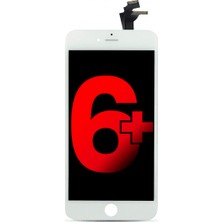 Genos Apple iPhone 6 Plus LCD Ekran Dokunmatik Beyaz A Plus Kalite