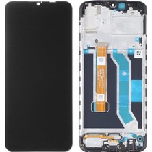 Genos Oppo Realme C3i ile Uyumlu LCD Ekran Dokunmatik Çıtalı RMX2027