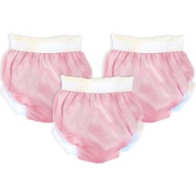 Aktif Bebek Sema Baby 3'lü Lüks Alıştırma Külodu 10-15 kg - Pembe