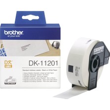 Brother P-Touch DK-11201 Dk Etiket Standart Adres Etiketi 29MM x 90MM 400 Adet