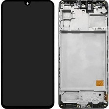 Genos Samsung Galaxy M31S M317F Ile Uyumlu Çıtalı OLED Ekran Dokunmatik Tam Ekran