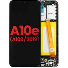 Genos Samsung Galaxy A10E A102 LCD Ekran Dokunmatik Siyah Çıtalı Revize