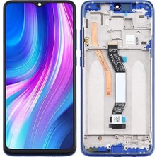 Genos Xiaomi Redmi Note 8 Pro ile Uyumlu LCD Ekran Dokunmatik Çıtalı Tek Simli