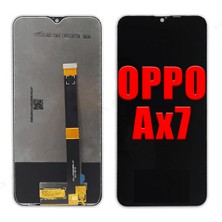 Genos Oppo Ax7 LCD Ekran Dokunmatik Siyah Çıtasız Orjinal