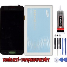 Genos Samsung J5 2016 J510 LCD Ekran OLED Siyah Montaj Kiti Hediye