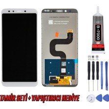 Genos Xiaomi Redmi 6x LCD Ekran Beyaz Montaj Kiti Hediye