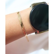 Mg Storyy Zarif Seçkiler -Italyan Zinciri Ezme Bileklik Çelik Xuping Güvencesiyle