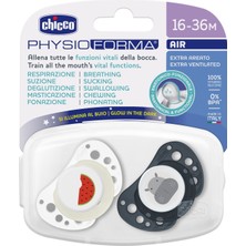 Aktif Bebek Chicco Physioforma Air 2'li Silikon Emzik 16-36 Ay