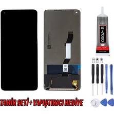 Genos Xiaomi Mi 10T LCD Ekran Çıtasız Siyah Montaj Kiti Hediye