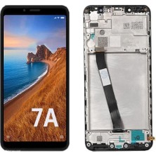 Genos Xiaomi Redmi 7A ile Uyumlu LCD Ekran Dokunmatik Çıtalı