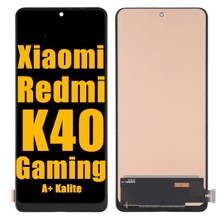 Genos Xiaomi Redmi K40 Gaming LCD Ekran Dokunmatik Siyah Çıtasız A Plus Kalite