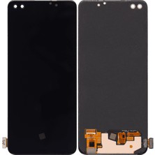 Genos Oppo Reno 4 LCD Ekran Dokunmatik Siyah Çıtasız OLED