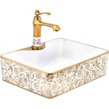 Fualora Seramik Çanak Lavabo 48*37*13 cm Batarya Delikli