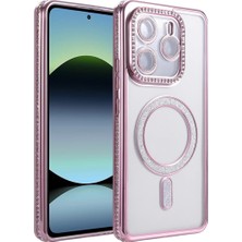 Starseven Redmi Note 14 4g Joke Simli Magneticsafe Kılıf - Pembe