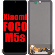 Genos Xiaomi Poco M5S LCD Ekran Dokunmatik Siyah Çıtasız Orjinal