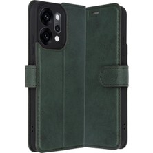 Starseven Reno 14 S Kapaklı Kılıf - Yeşil