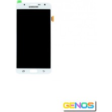 Genos Samsung Galaxy J7 J700 LCD Ekran Dokunmatik Beyaz A Plus Kalite