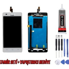 Genos Casper Via V8C LCD Ekran Çıtasız Beyaz Montaj Kiti Hediye