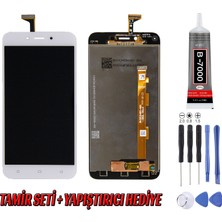 Genos Oppo A71 LCD Ekran Çıtasız Beyaz Montaj Kiti Hediye