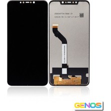 Genos Oppo F11 LCD Ekran Dokunmatik Siyah Çıtasız